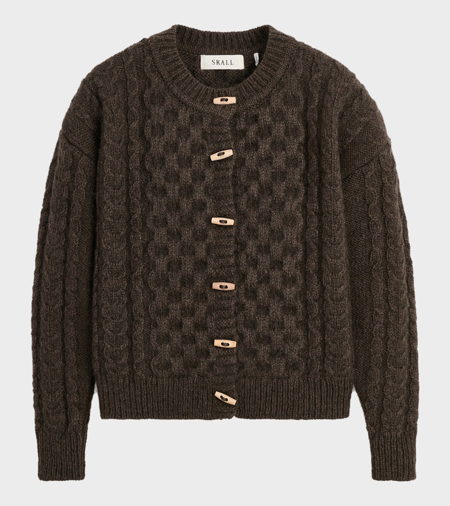Lennox Cardigan Dark Brown