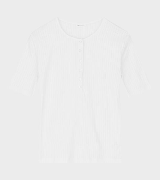 Liv Henley Tee Optic White