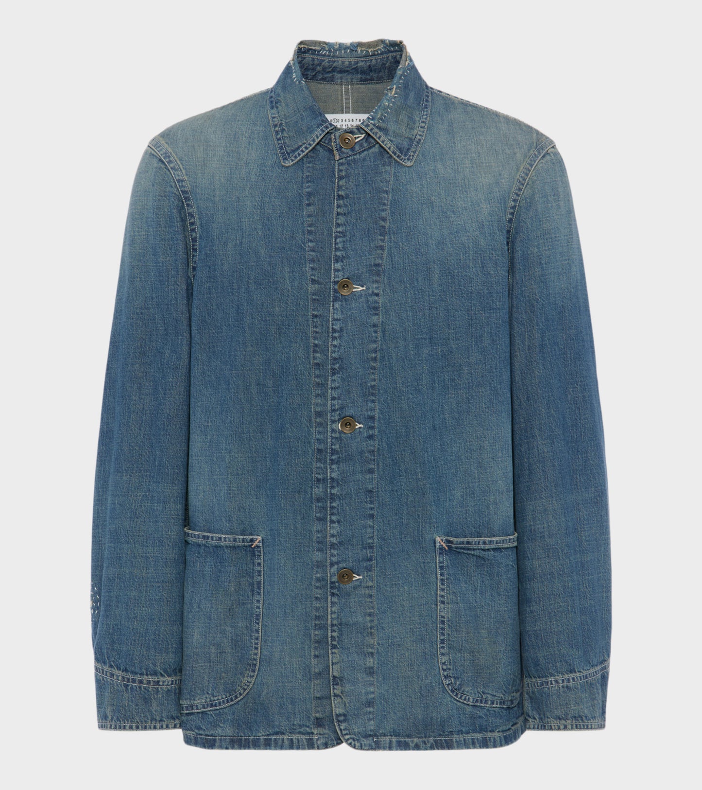 Denim Caban Jacket Blue