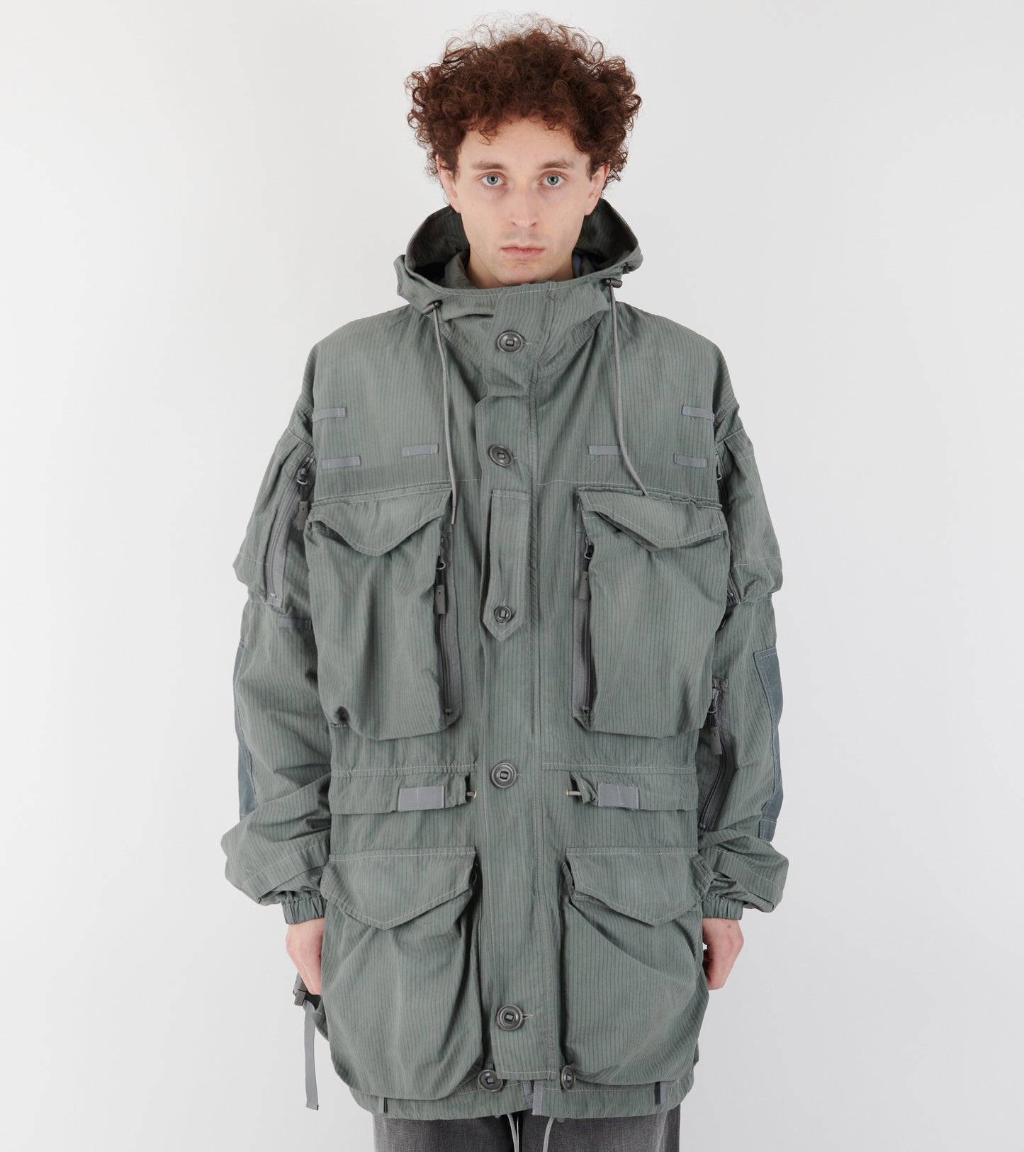 Ripstop Pocket Coat Dusty Green