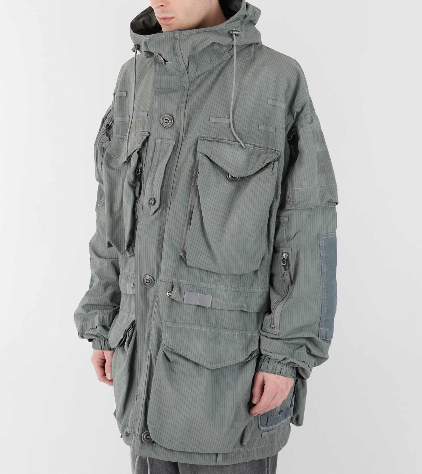 Ripstop Pocket Coat Dusty Green