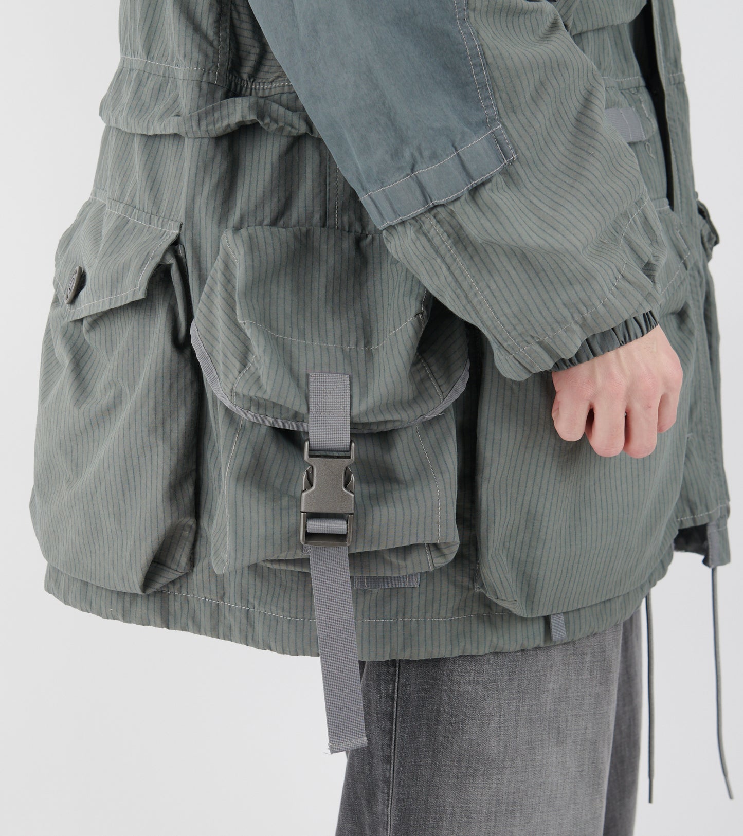 Ripstop Pocket Coat Dusty Green
