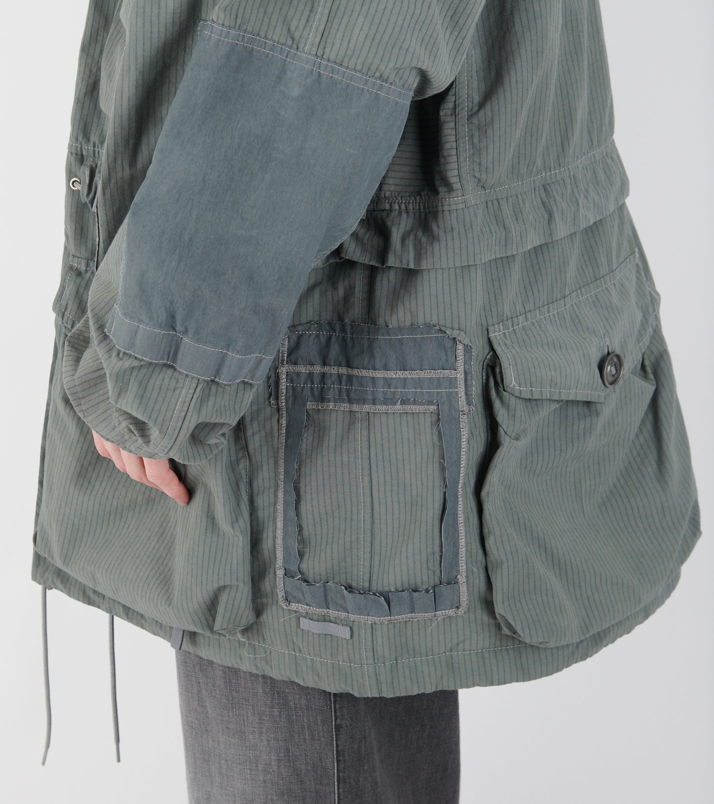 Ripstop Pocket Coat Dusty Green