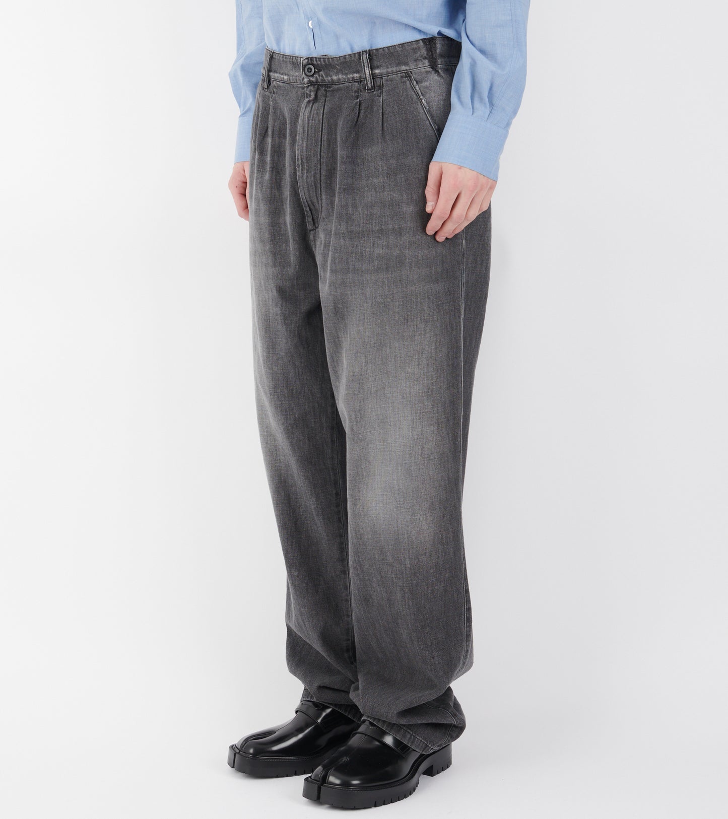 Straight-leg Jeans Black