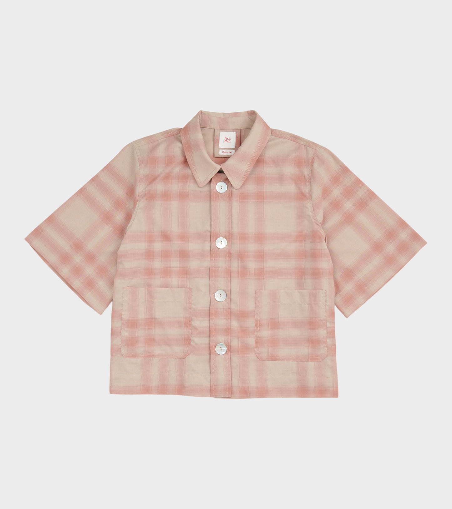 Amanda S/S Shirt Pink Check