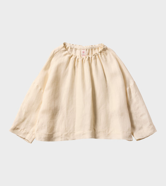 Magrethe LS Tie Top Milk