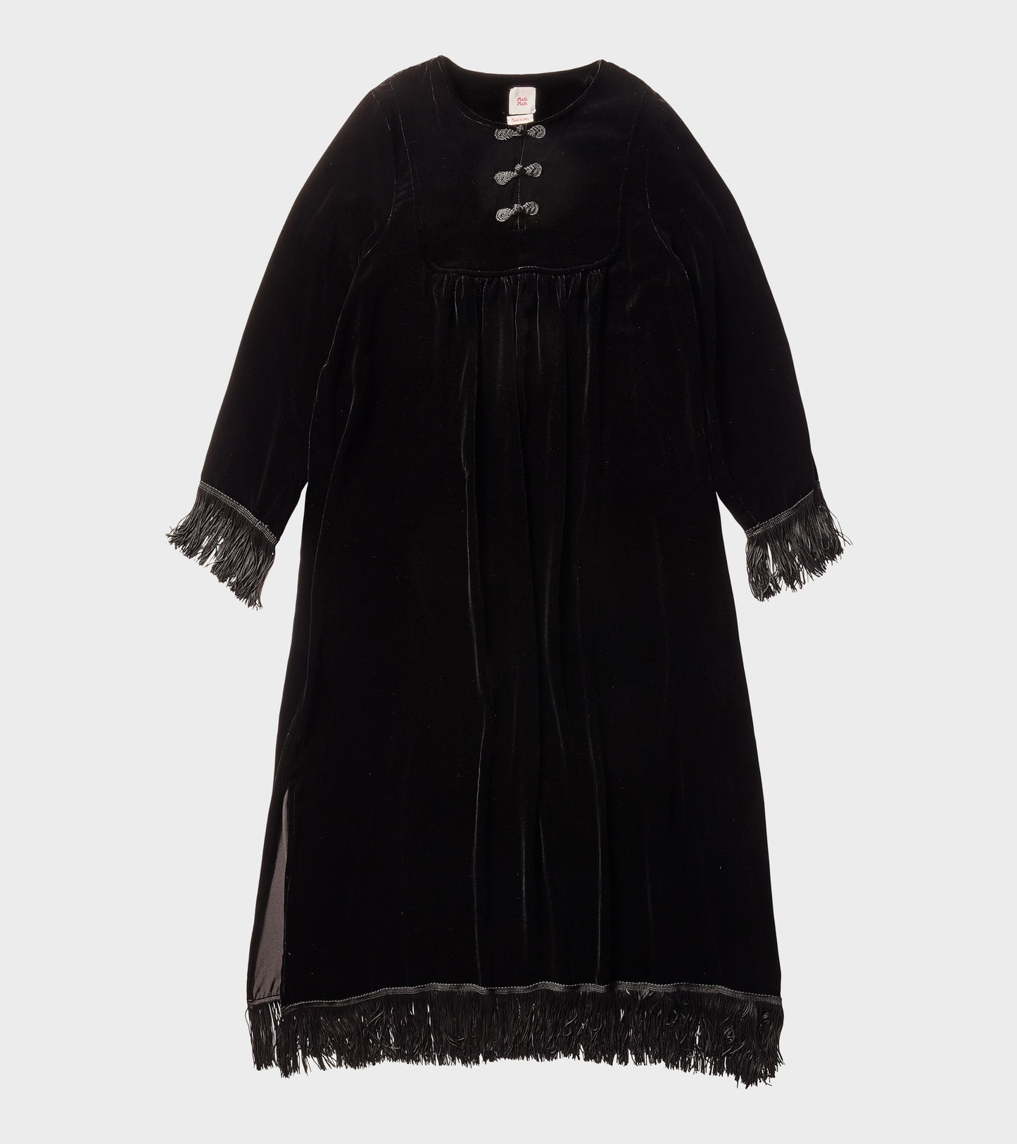 Carmen LS Long Dress Black