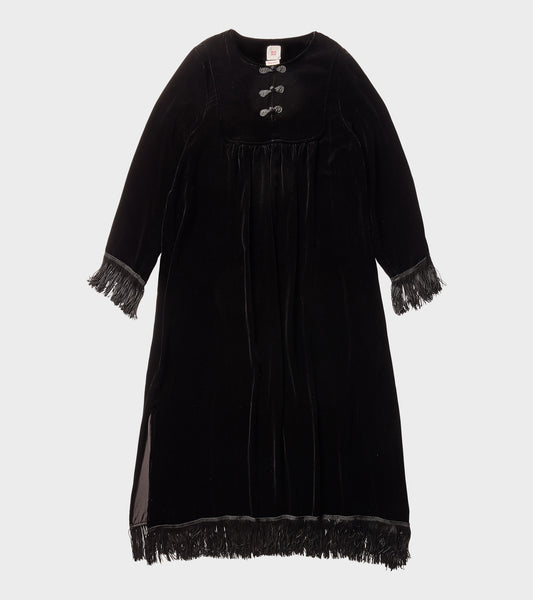 Carmen LS Long Dress Black