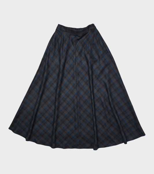 Maya Skirt Check Blue