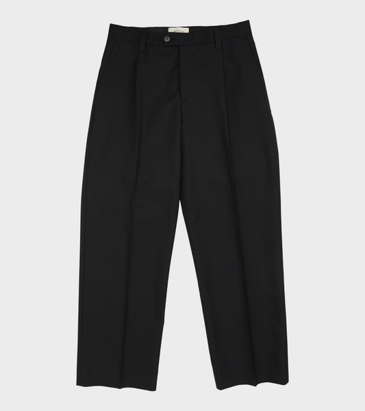 Service Trousers Black Tropical Wool
