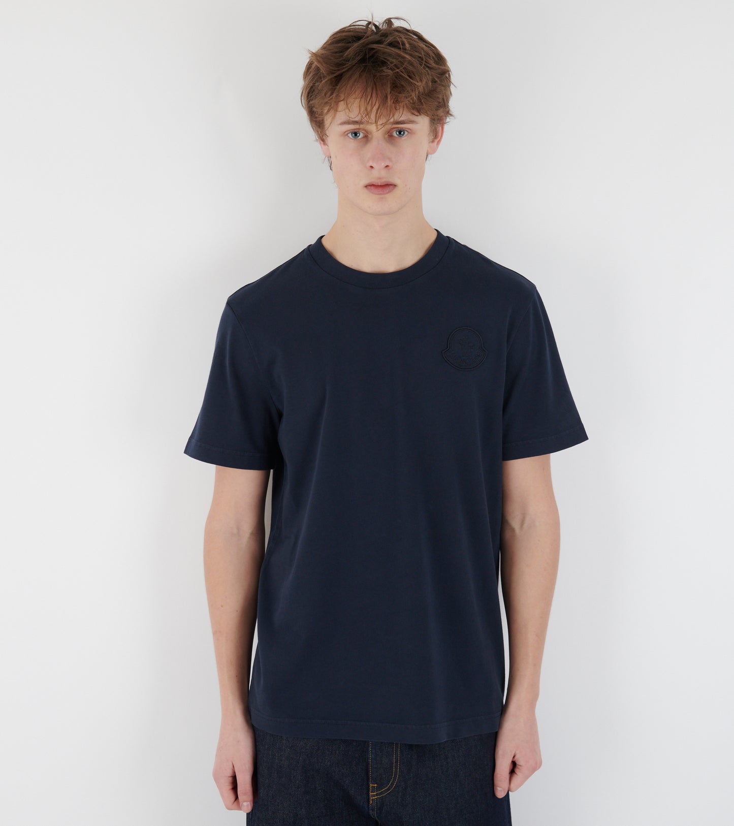 Embroidered Logo T-shirt Navy