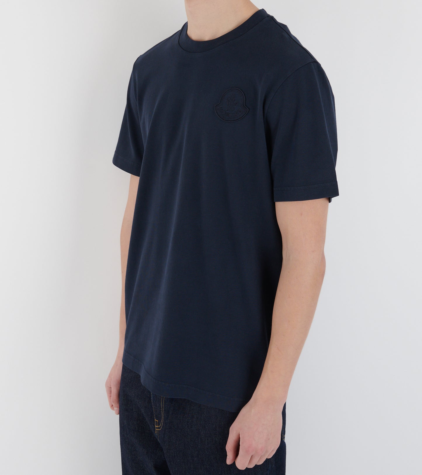 Embroidered Logo T-shirt Navy