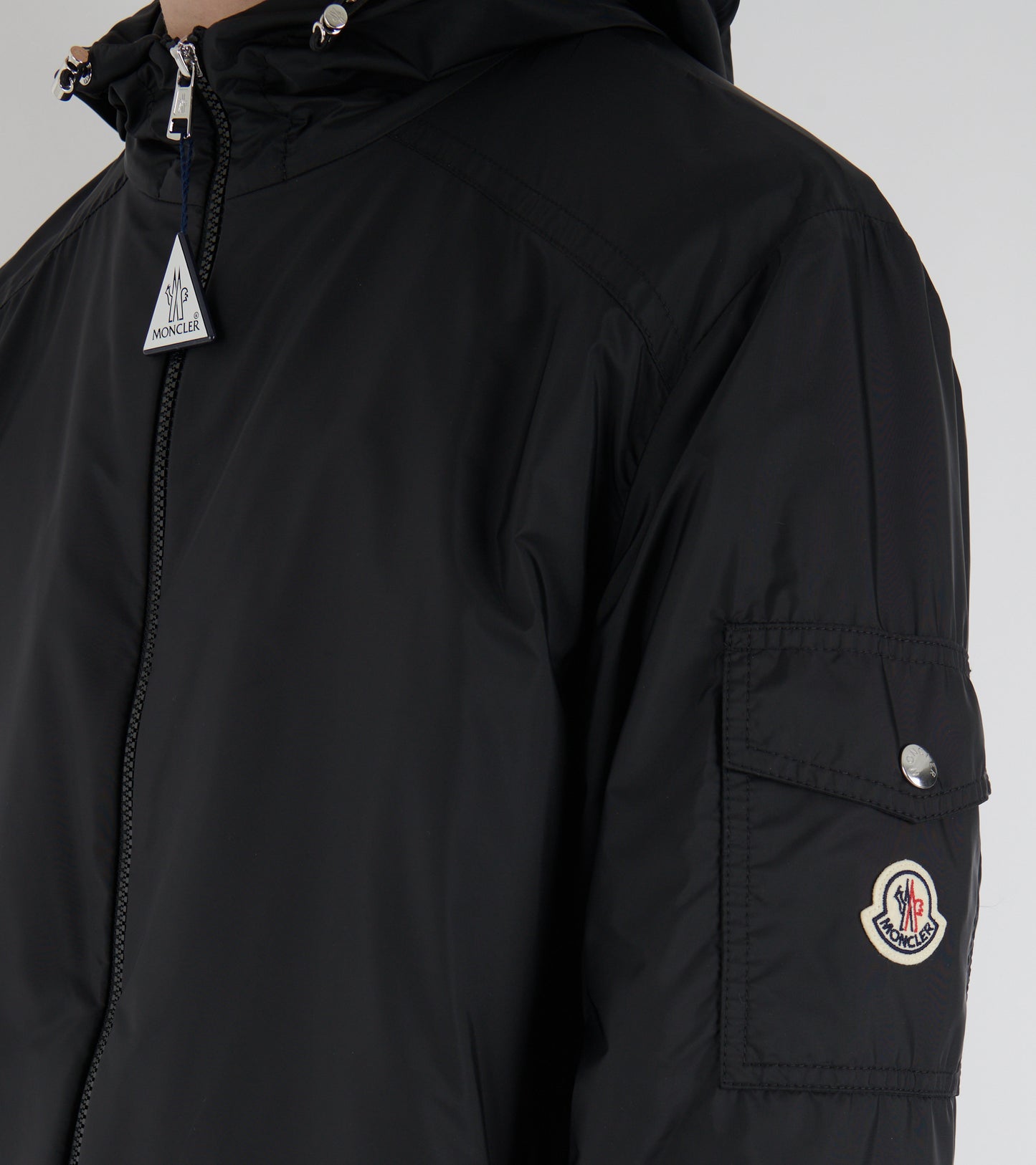 Etiache Hooded Rain Jacket Black
