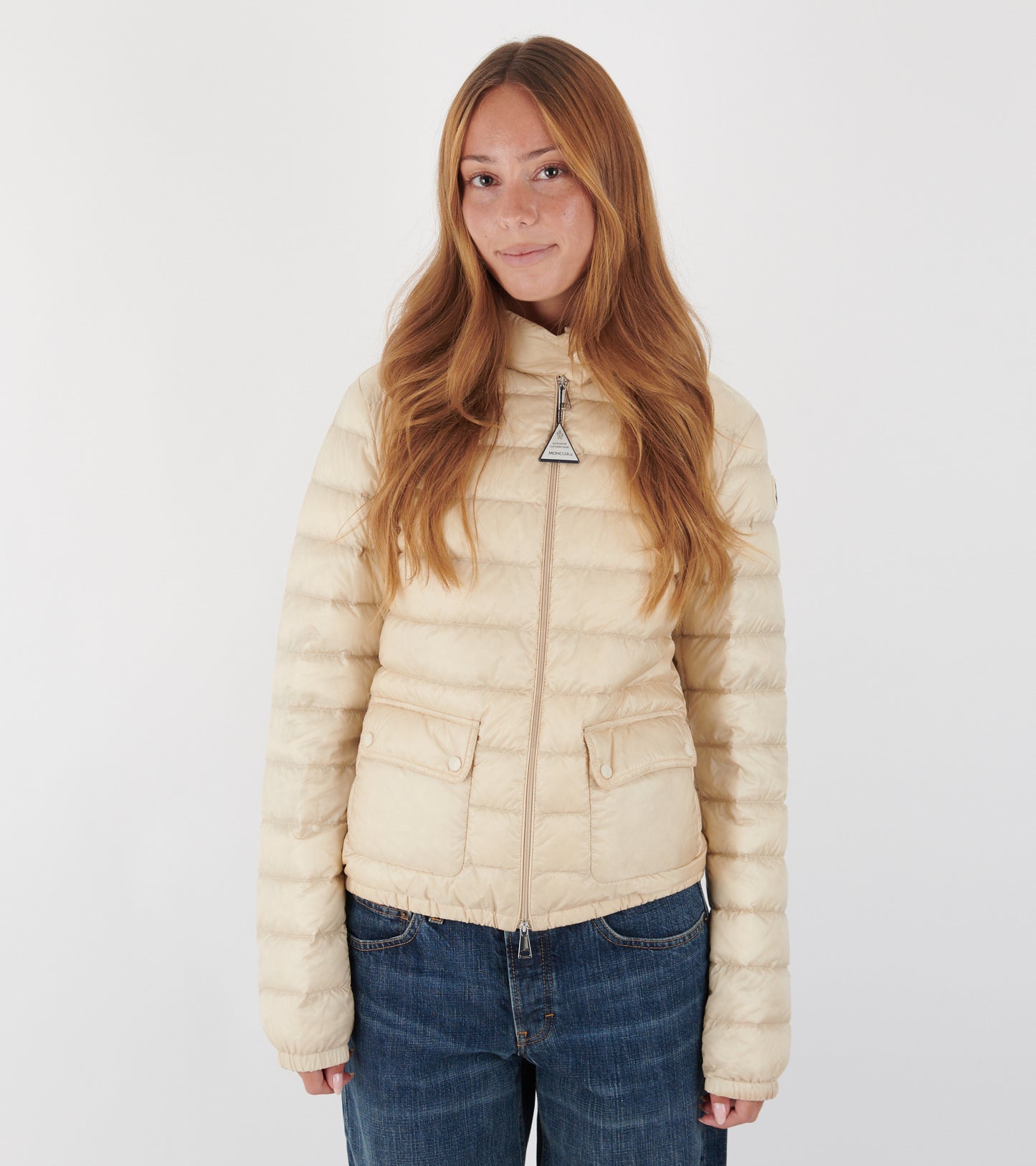 Lans Packable Down Jacket Light Beige
