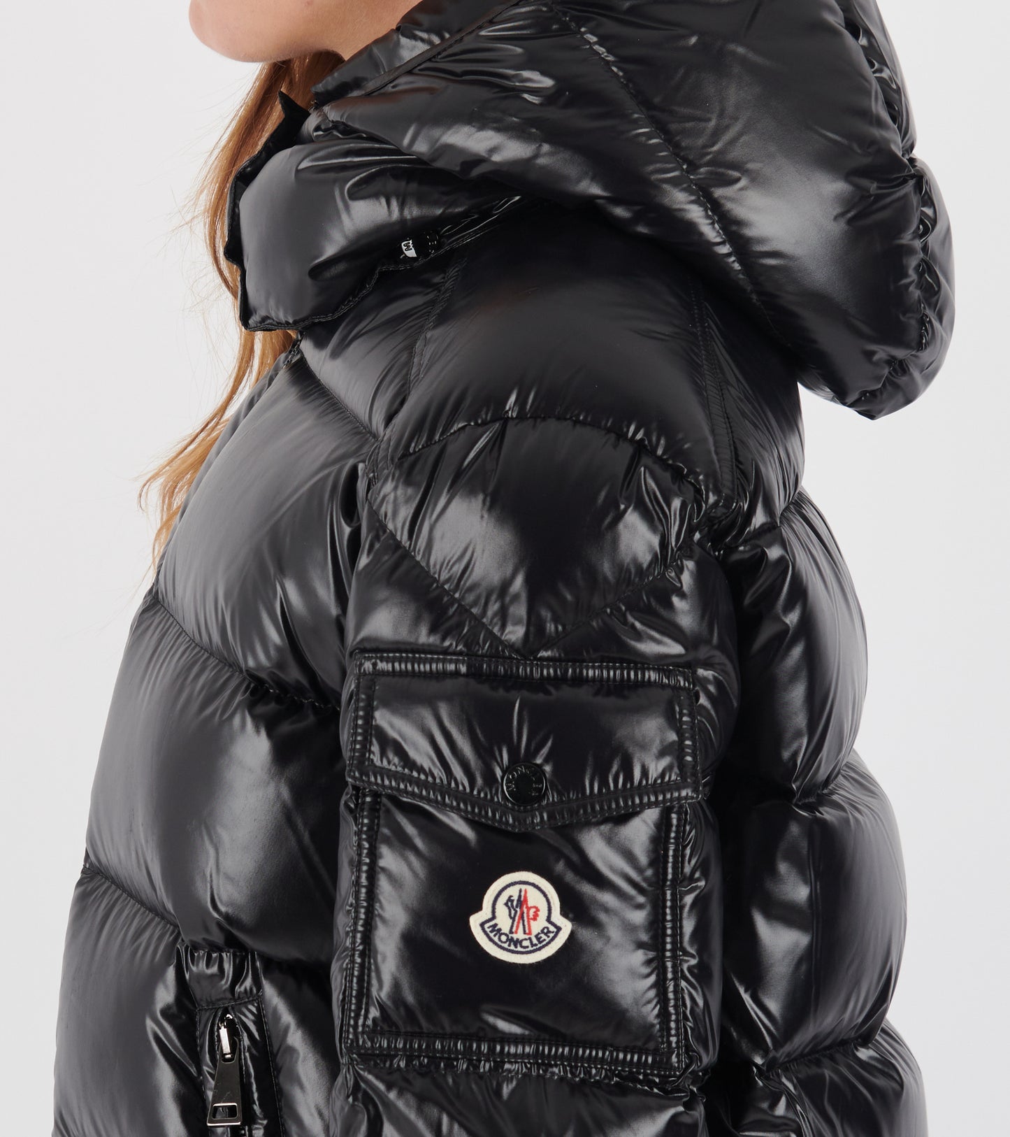 Maire Hooded Down Jacket Black