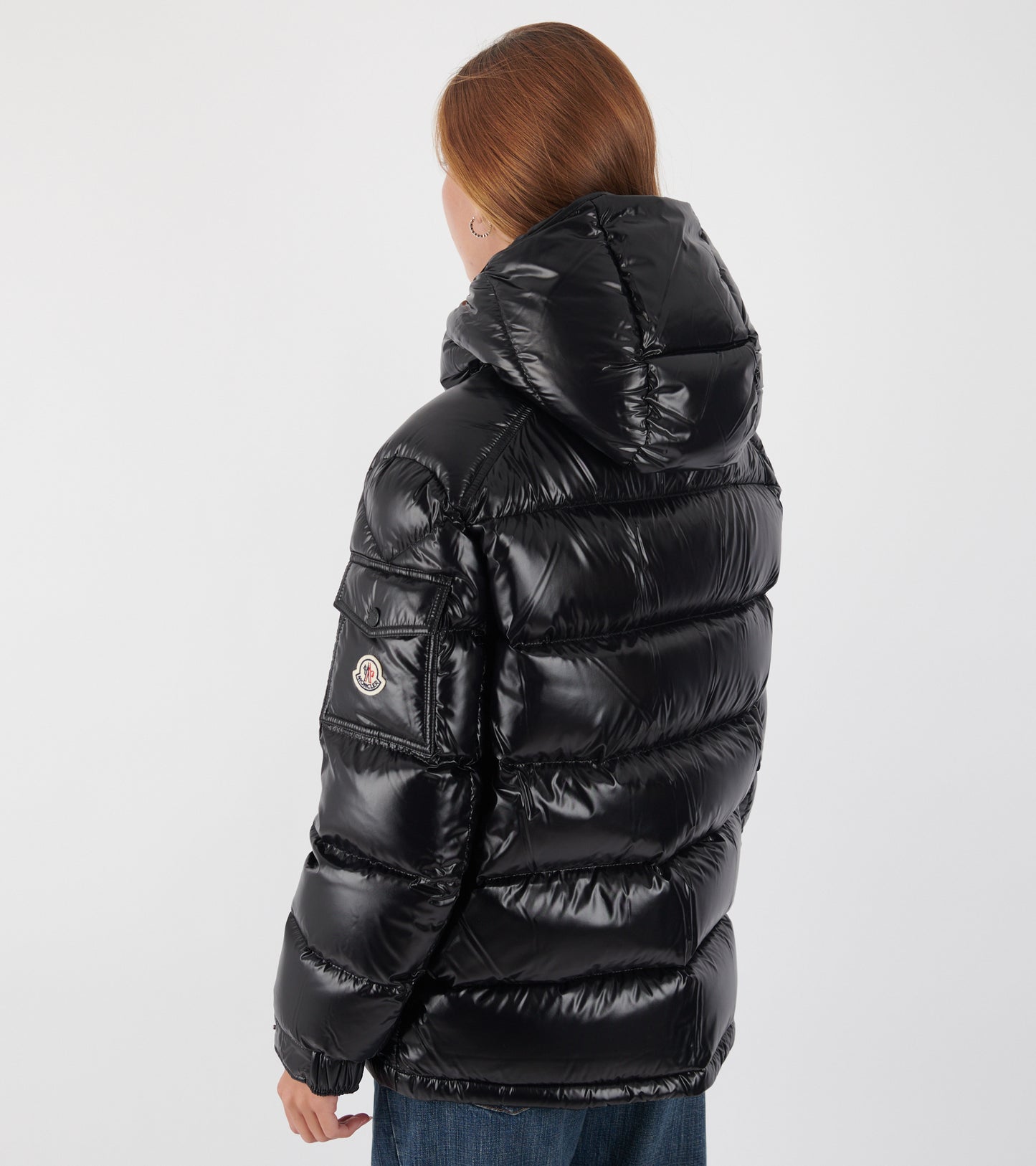 Maire Hooded Down Jacket Black