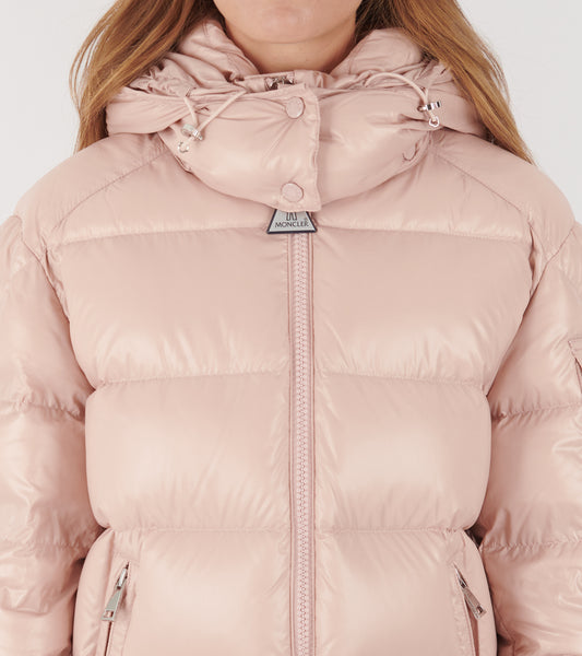Maire Hooded Down Jacket Pink