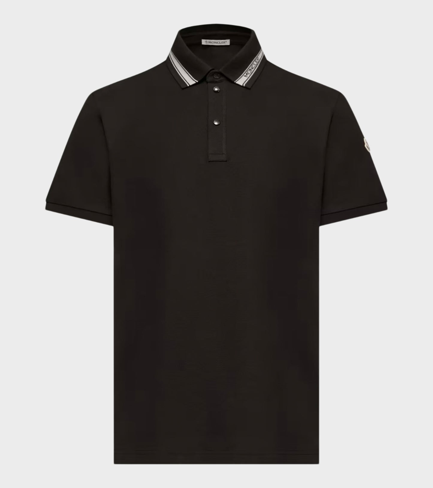 Cotton Piqué Polo Shirt Black