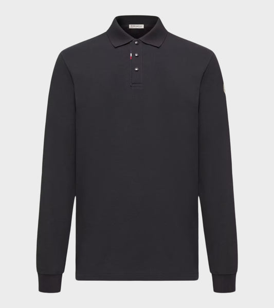 Classic Long-sleeved Polo Navy