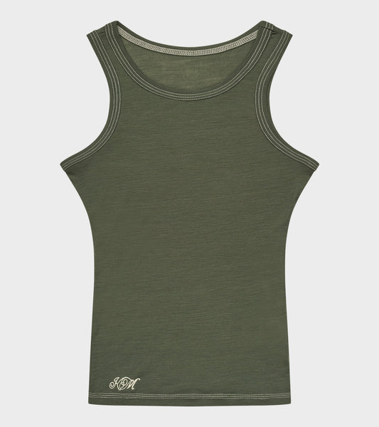 Milo Top Grey/Green Melange