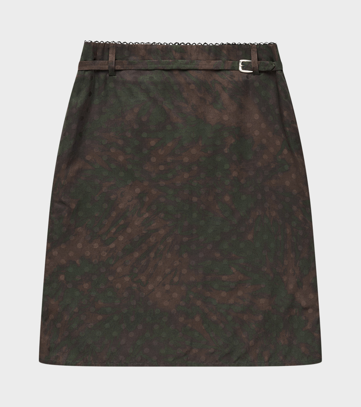 Dot Lily Skirt Brown