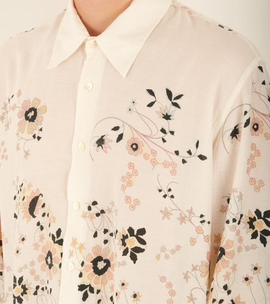 Above Shirt Eastern Flower Print