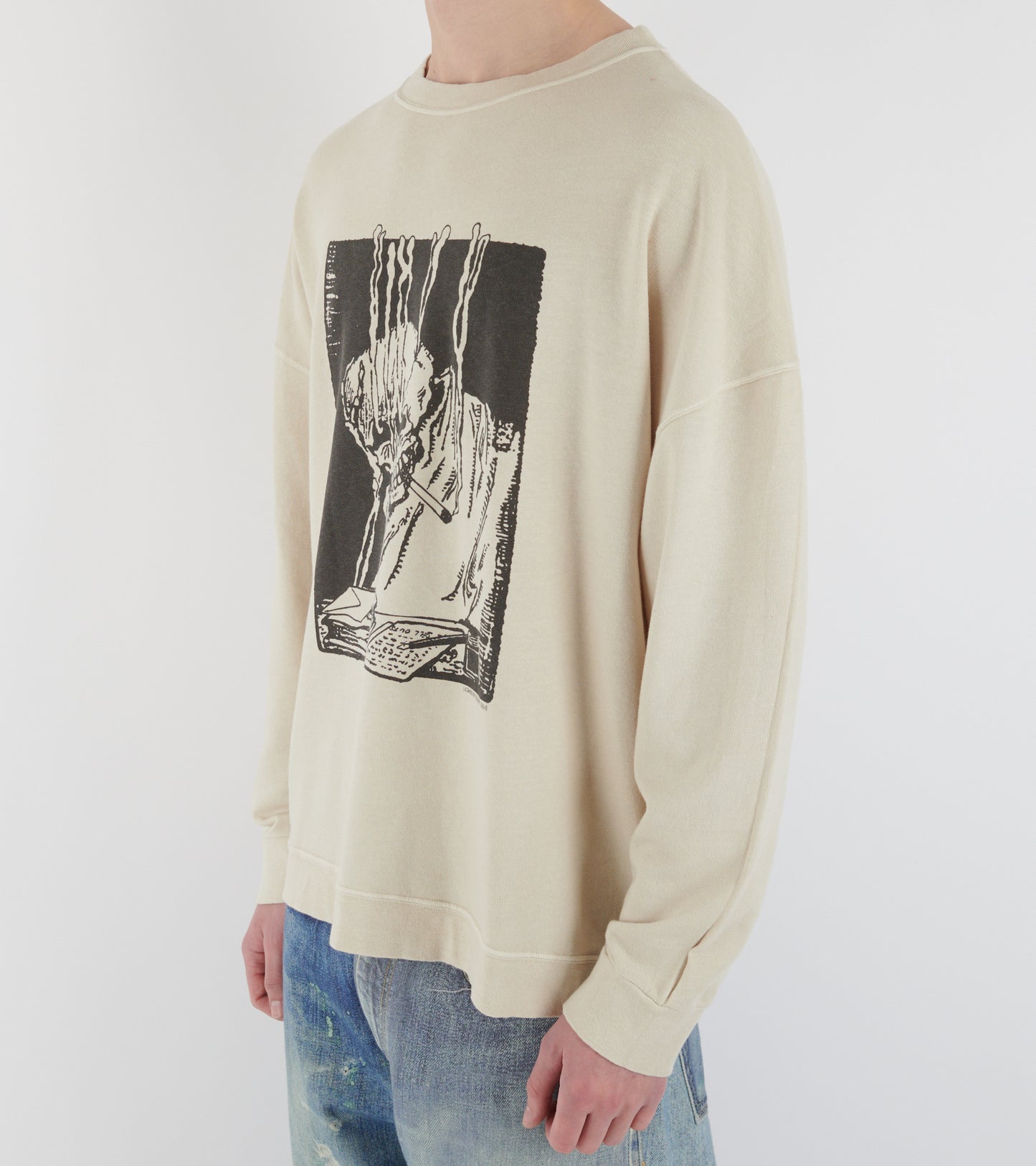 Slack Sweatshirt Angry Fan Mail Print