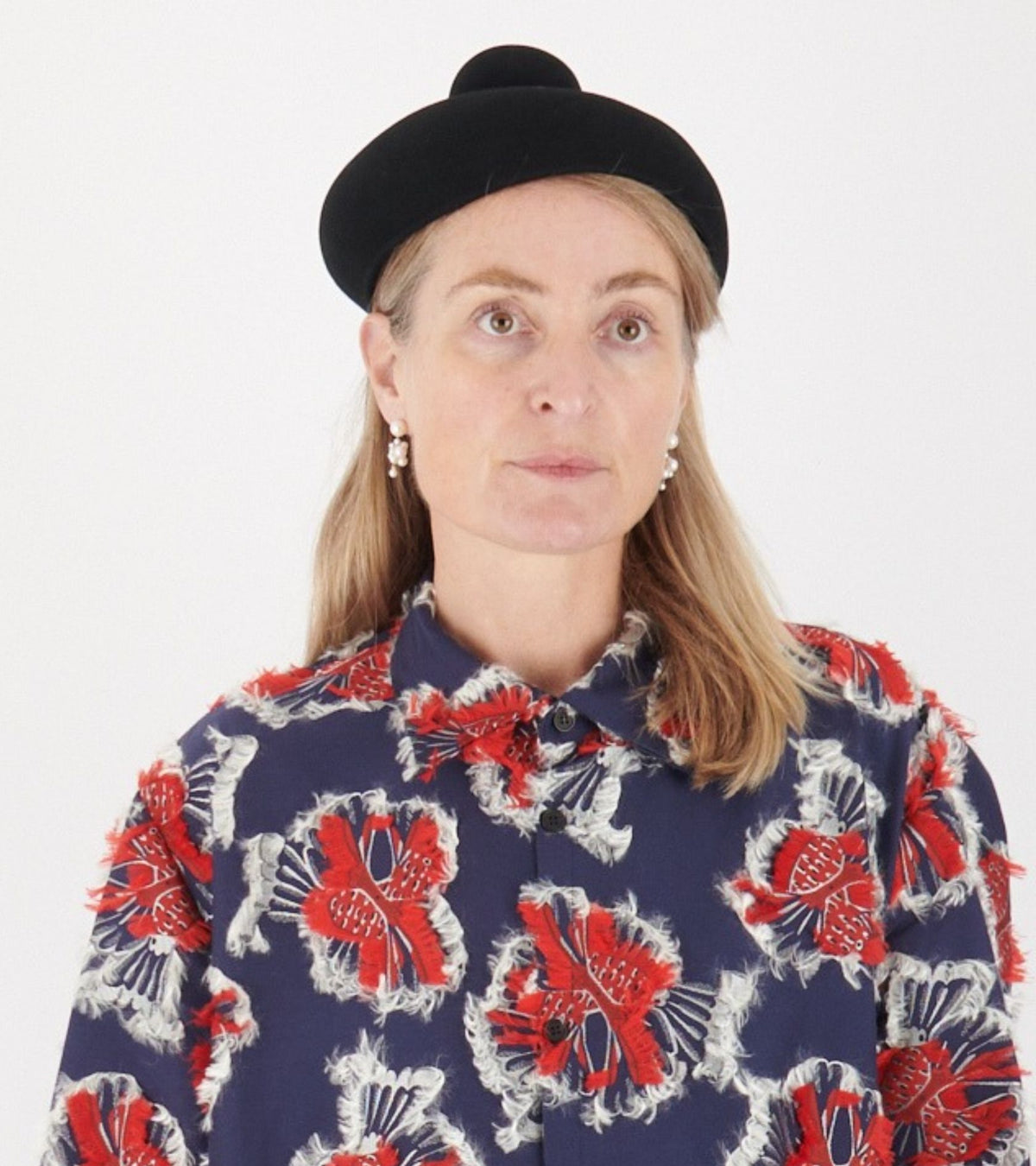 AW21-A909 Macaron Hat Black