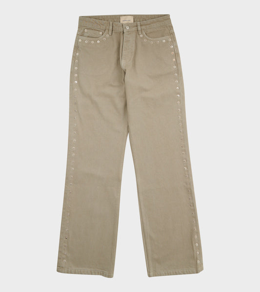 Crowd Low Waist Jeans Grey