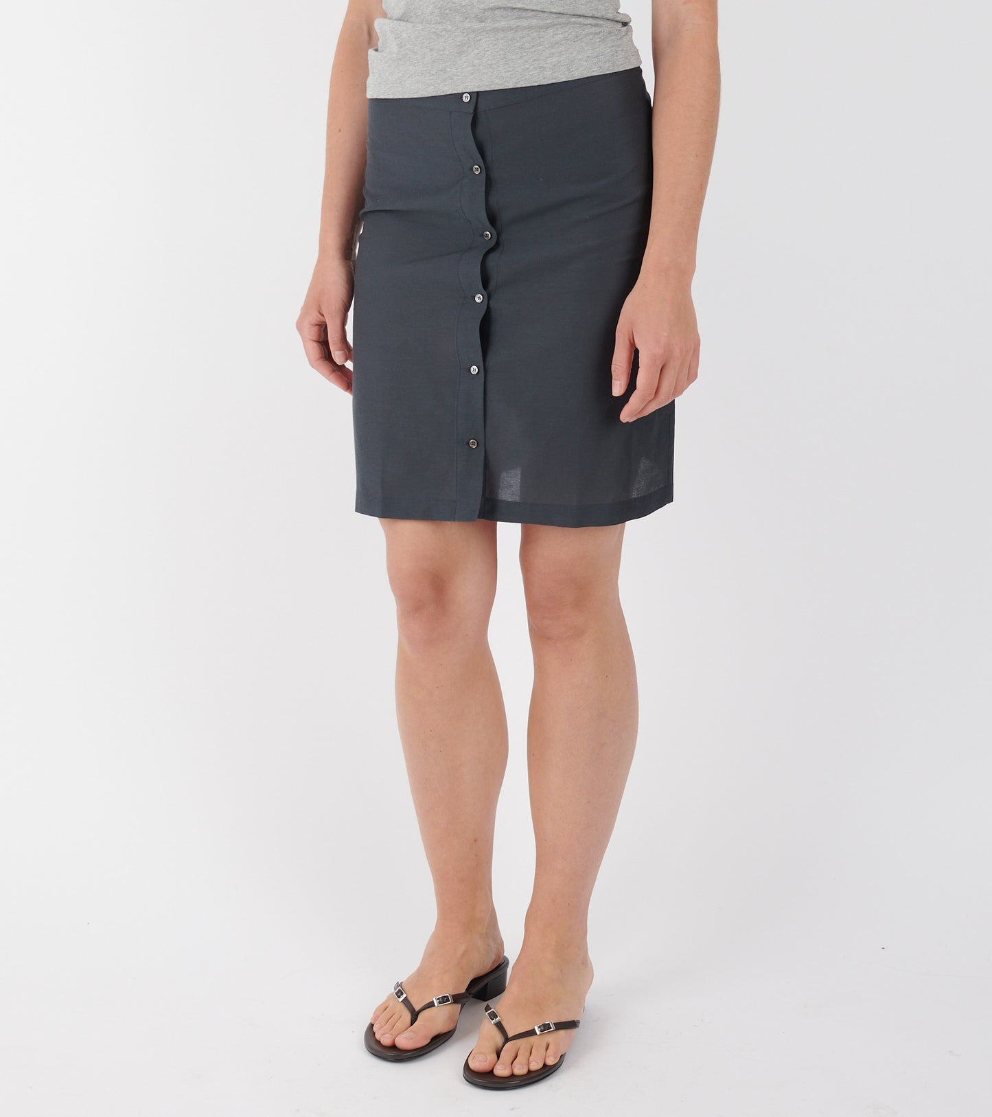Ice Tea Wrap Overskirt Grey