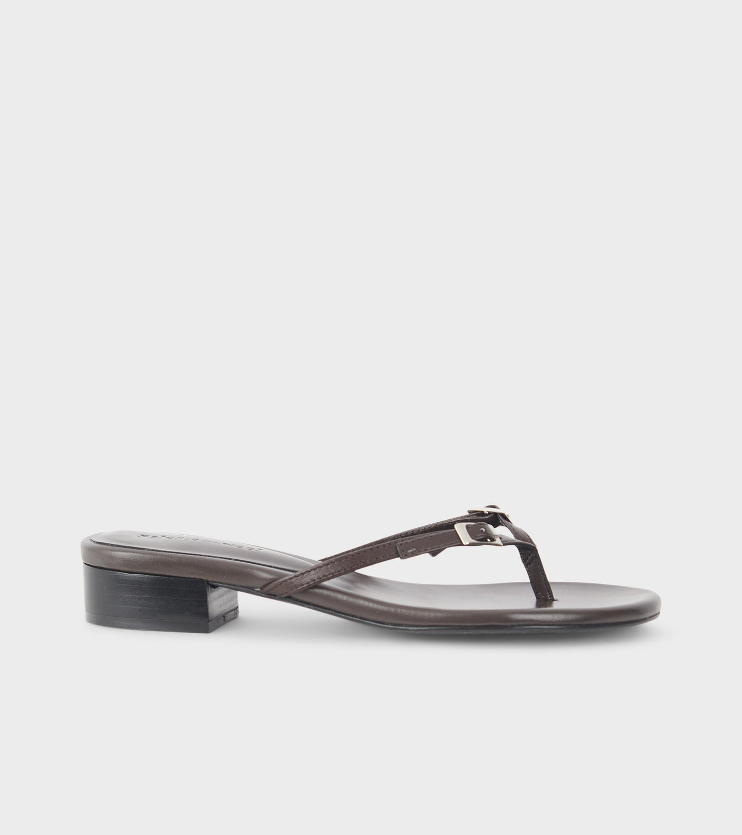 Mica Thong Sandal Brown