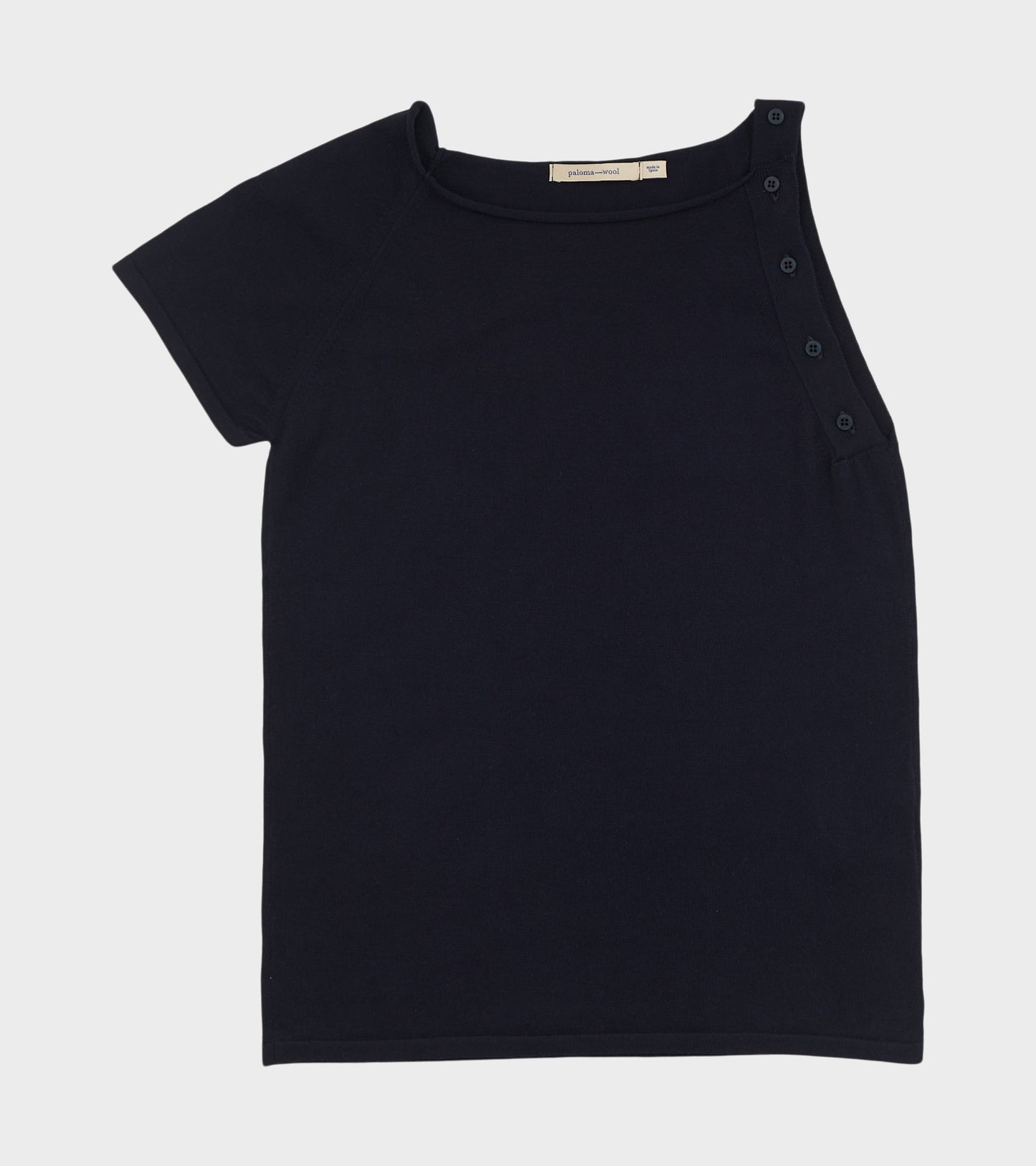 Samir Asymmetrical Top Navy