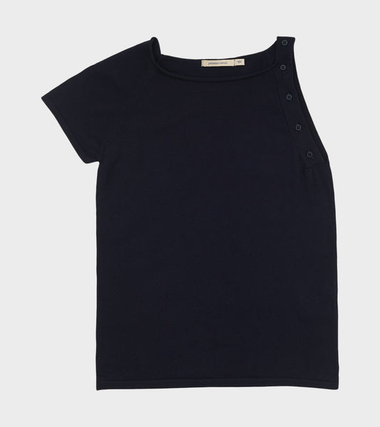 Samir Asymmetrical Top Navy