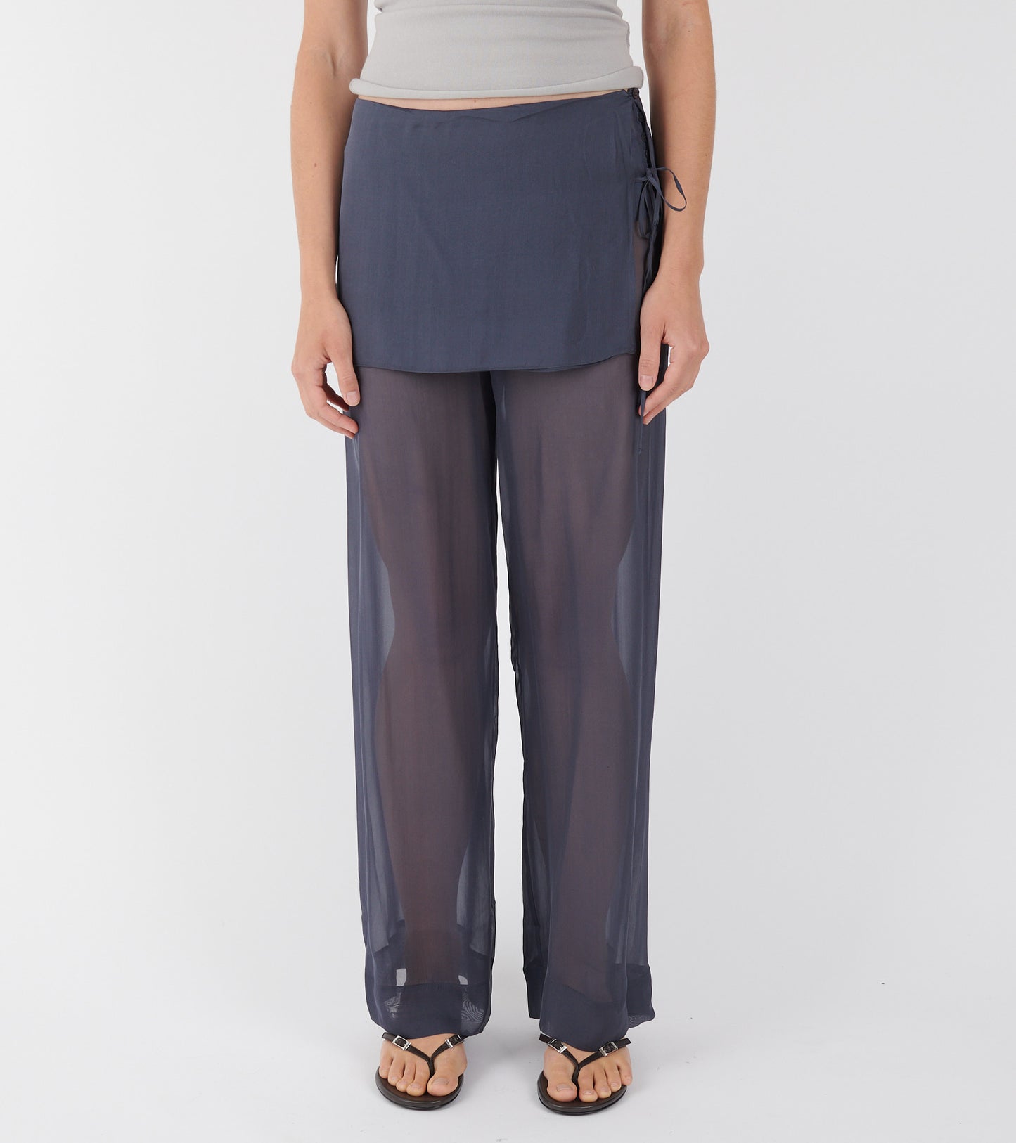 Silk Archive Pants Blue