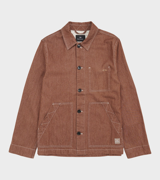 Denim Work Jacket Brown Rinse – Dr. Adams