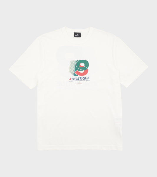 Casual Fit T-Shirt Athletic White