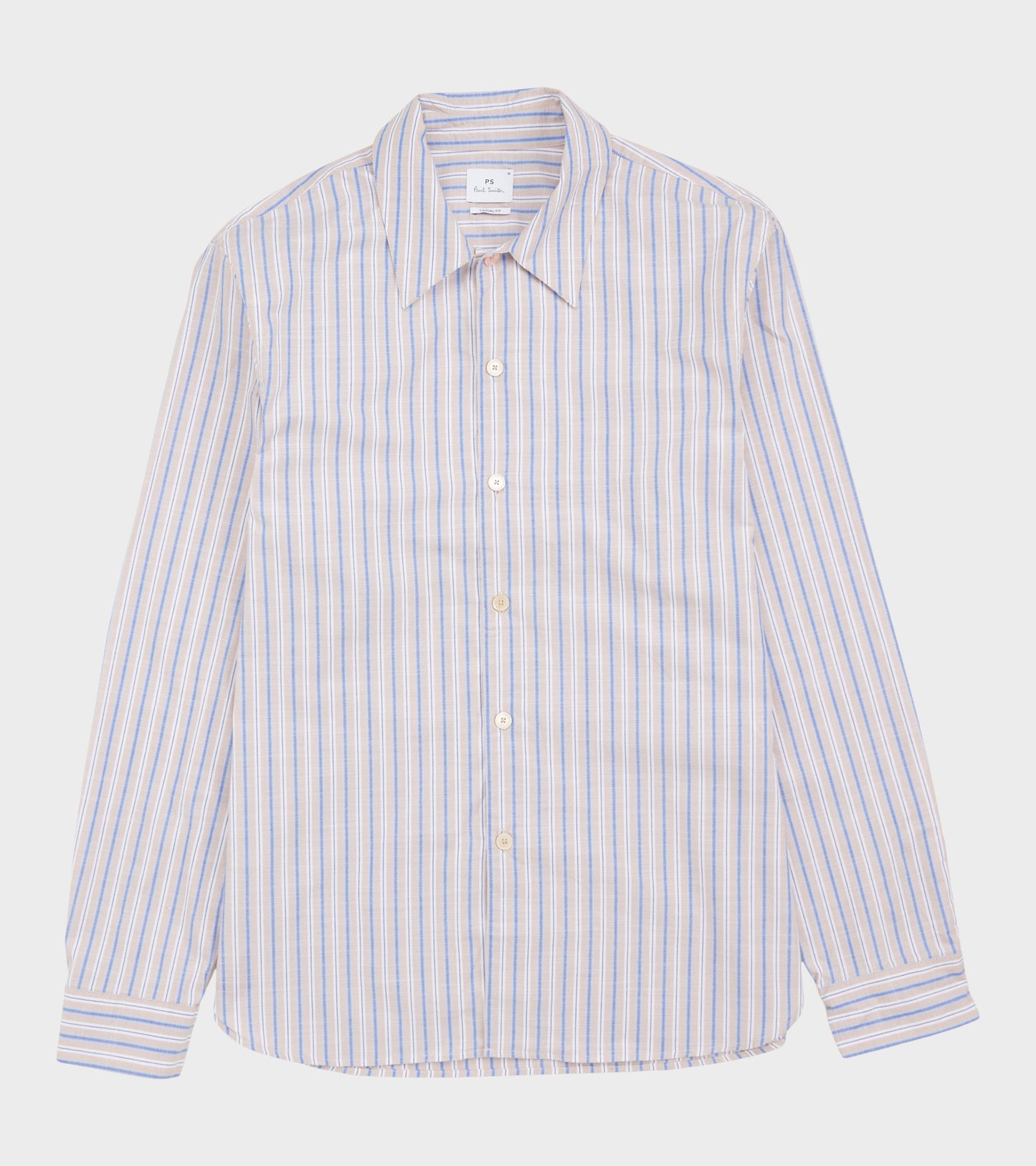 Striped Shirt Beige/Blue