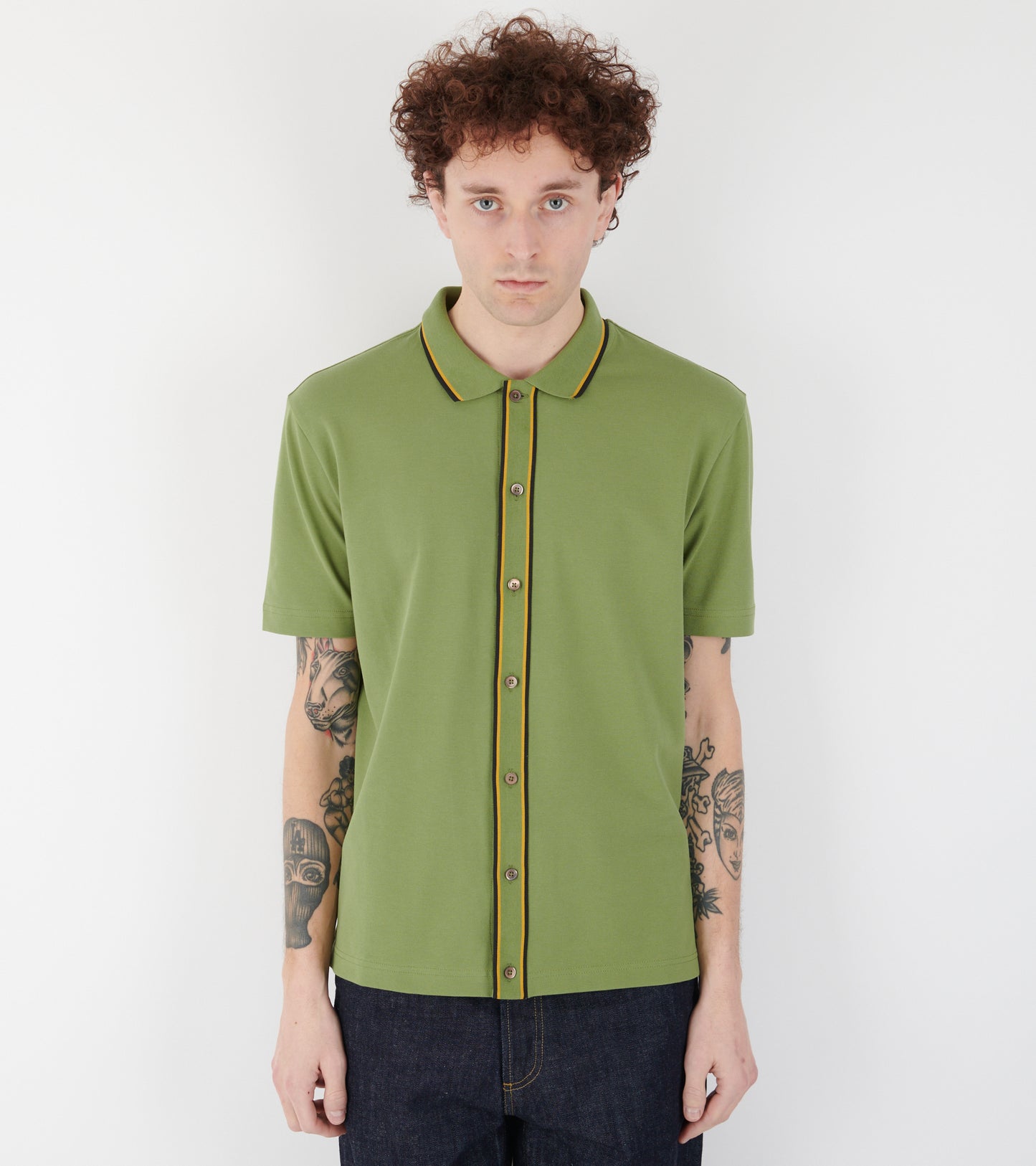 S/S Polo Shirt Khaki