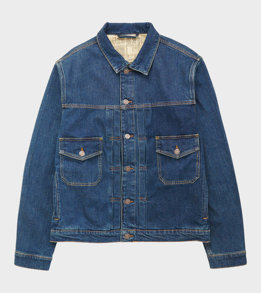 Western Denim Jacket Blue