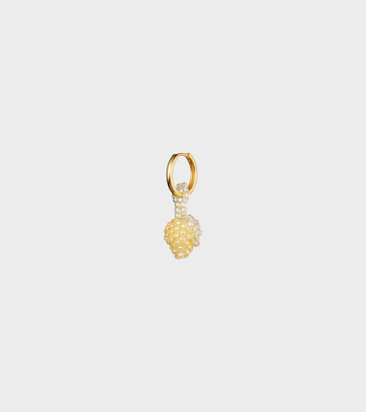 Mini Pale Lemon Earring Pale Yellow/Champagne/Gold
