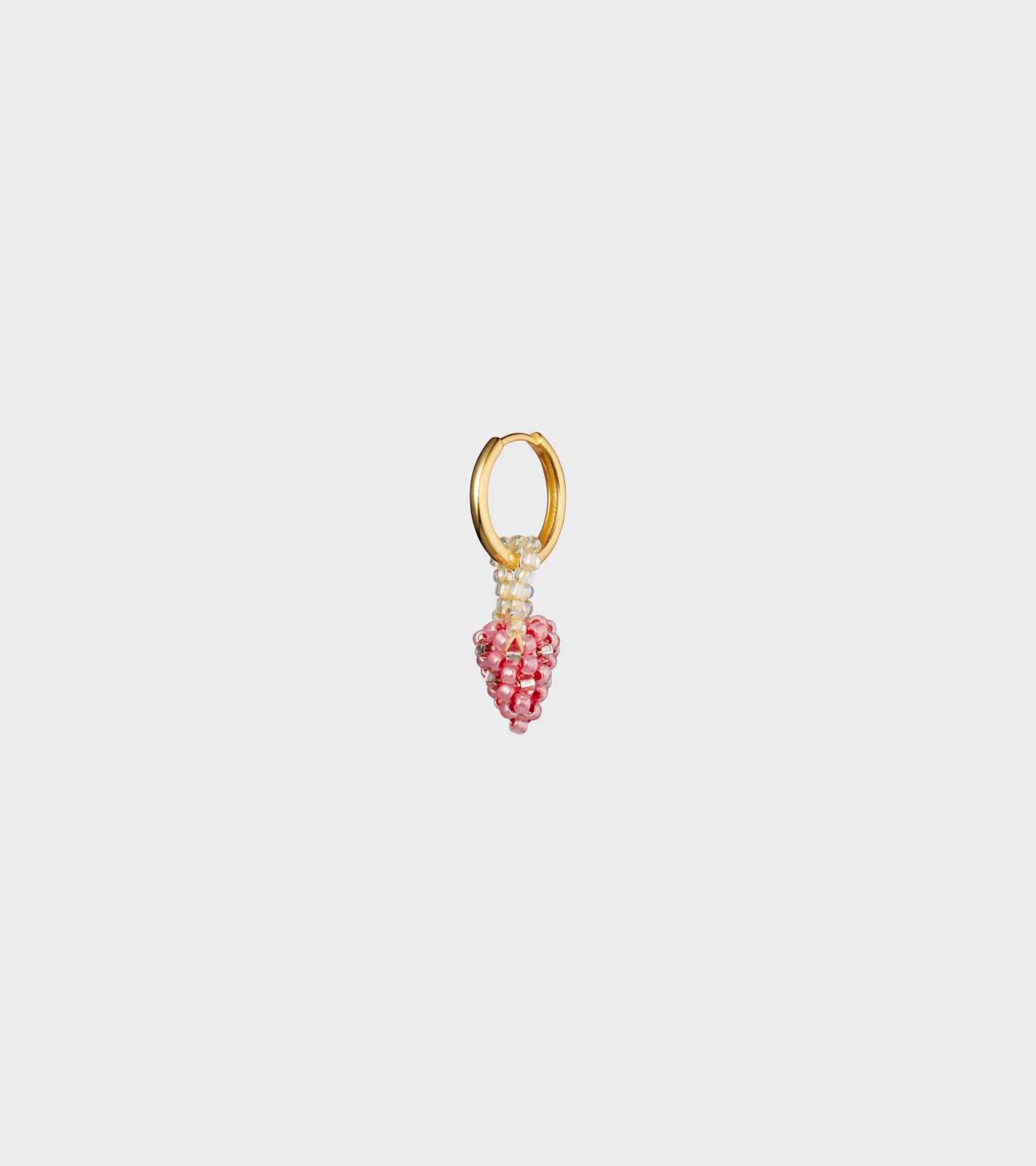 Mini Pale Strawberry Earring Pink/Champagne/Gold