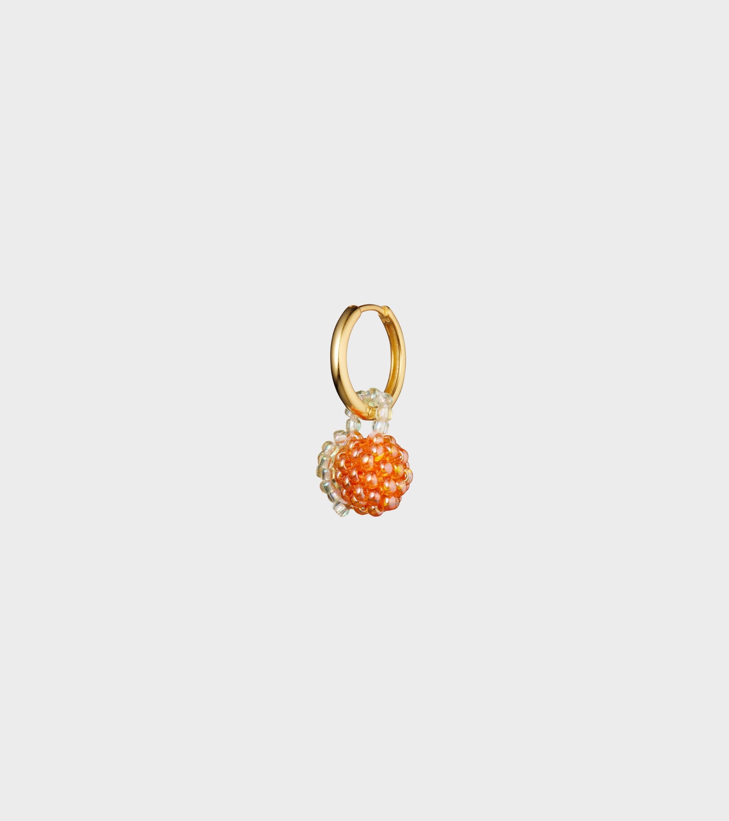 Mini Shiny Orange Earring Orange/Champagne/Gold