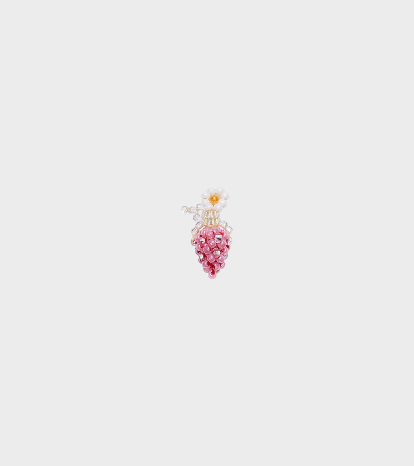 Strawberry Bloom Ear Stick Pink/White