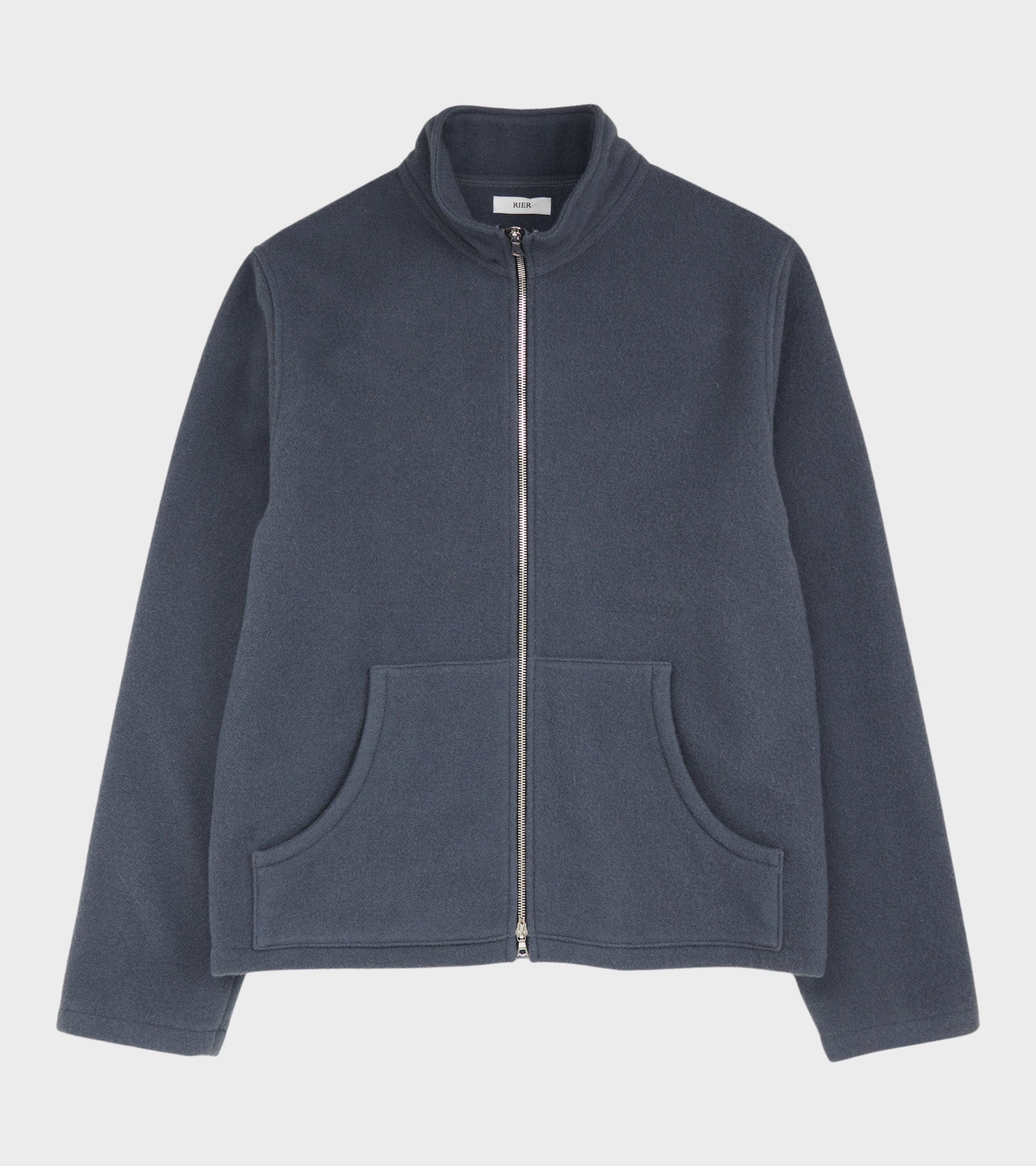 fleece full zip ardoise