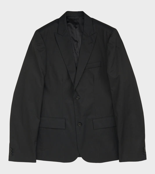 Cotton Blazer Black