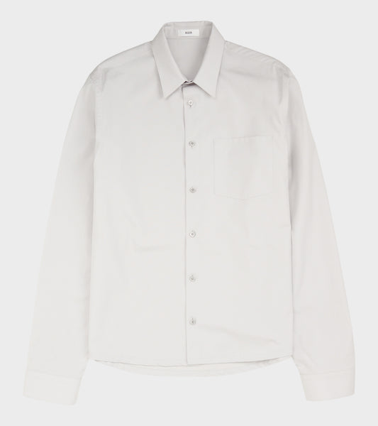 Poplin Shirt Light Grey