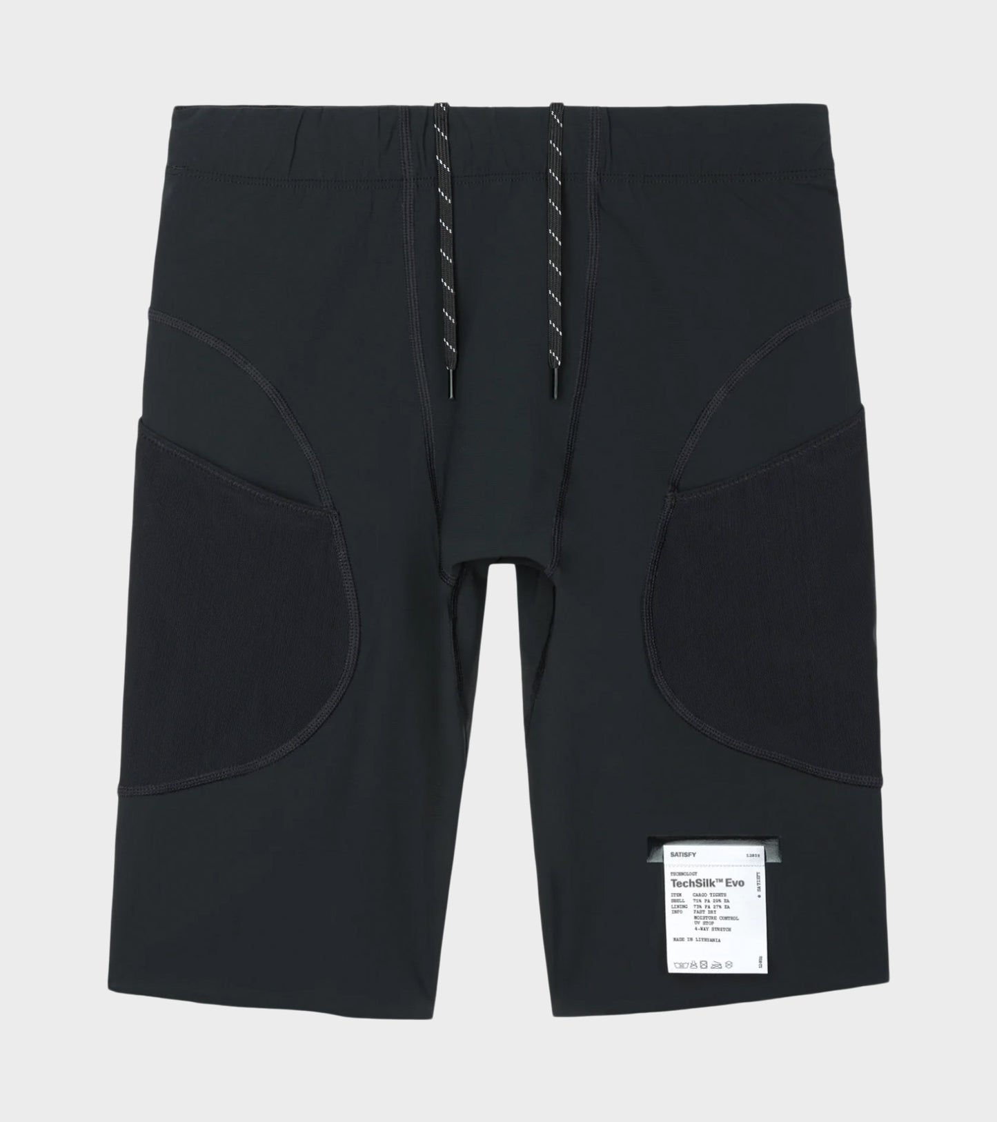 TechSilk Evo 9 Half Tights Black