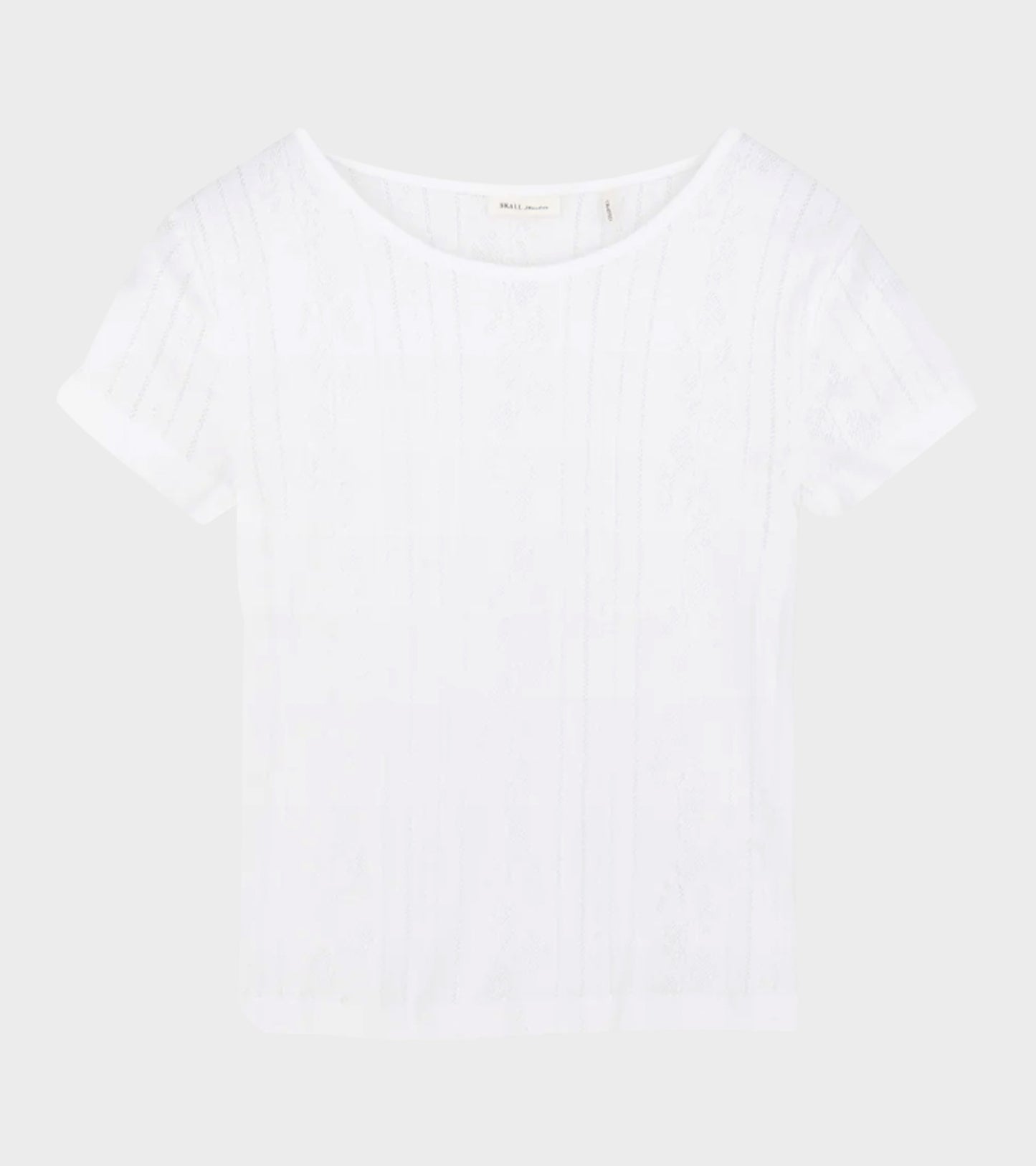Anna Cap Sleeve Tee Optic White