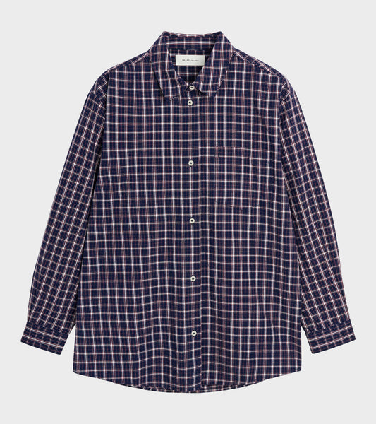 Edgar Shirt Navy/White/Red Check