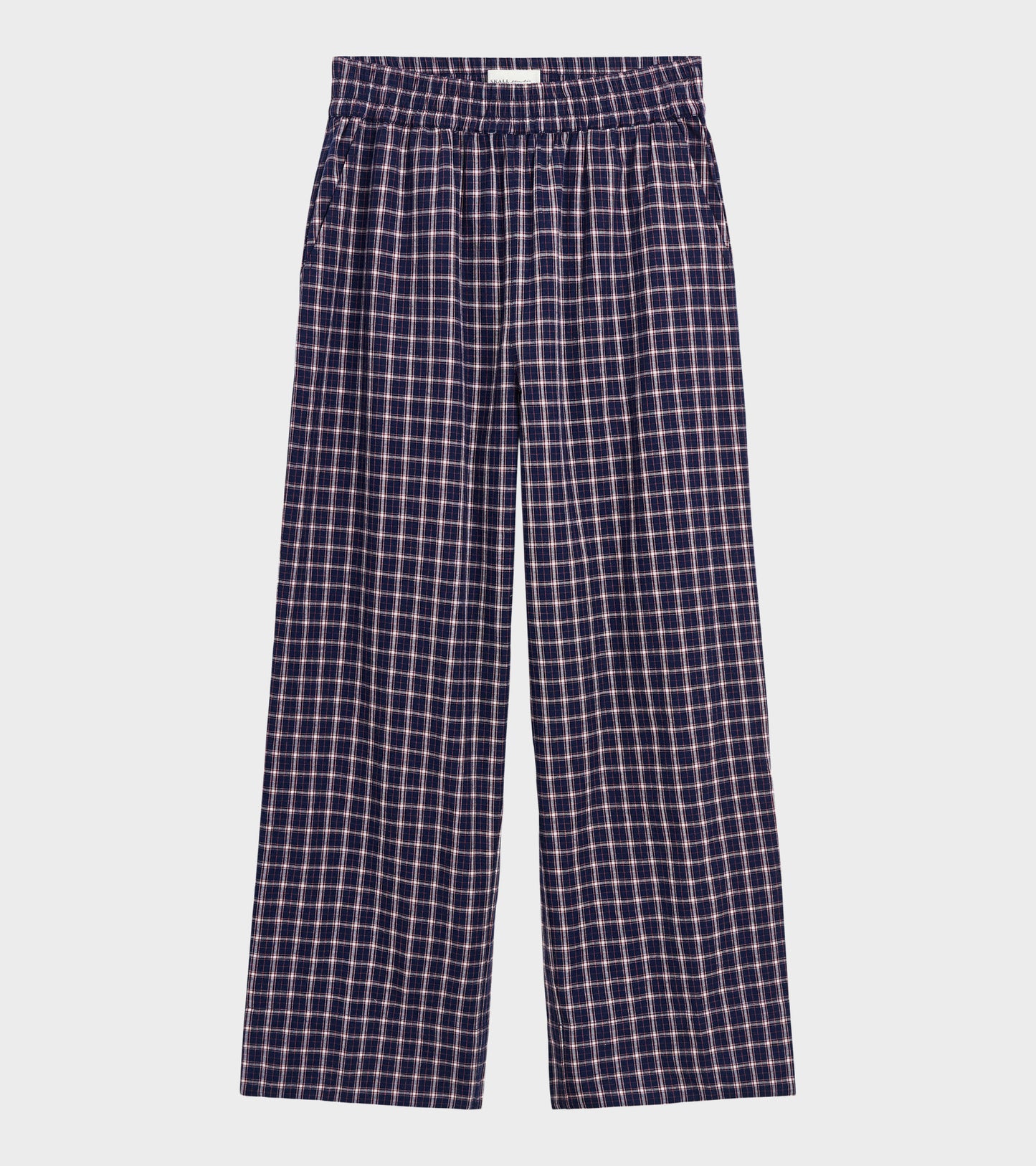 Jasmine Pants Navy/White/Red Check